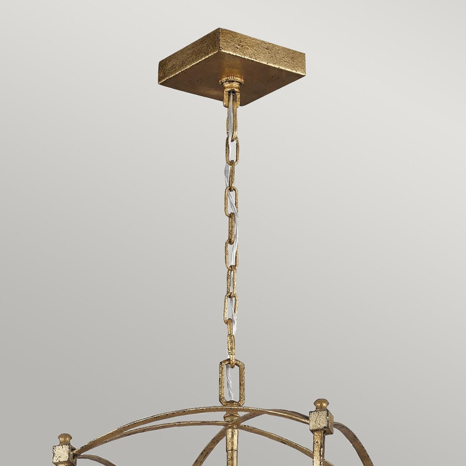 Lampadario Industrial Nordico Thayer Acciaio Doratura Anticata 3 Luci E14 in Lampade a sospensione LuceArt - Montecorvino Pugliano, commercioVirtuoso.it