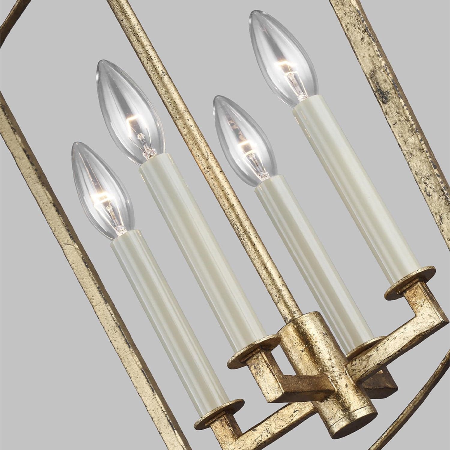 Lampadario Industrial Nordico Thayer Acciaio Doratura Anticata 4 Luci E14 in Lampade a sospensione LuceArt - Montecorvino Pugliano, commercioVirtuoso.it