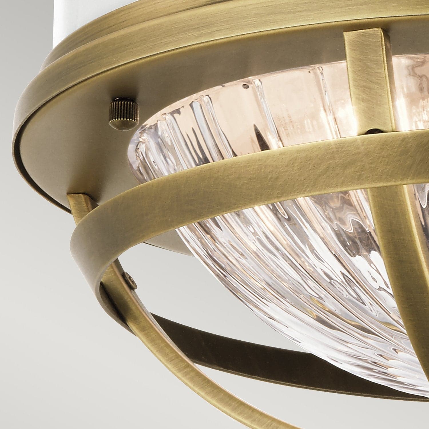 Plafoniera Contemporanea Tollis Acciaio Ottone Naturale Bianco 2 Luci E27 in Plafoniere LuceArt - Montecorvino Pugliano, commercioVirtuoso.it