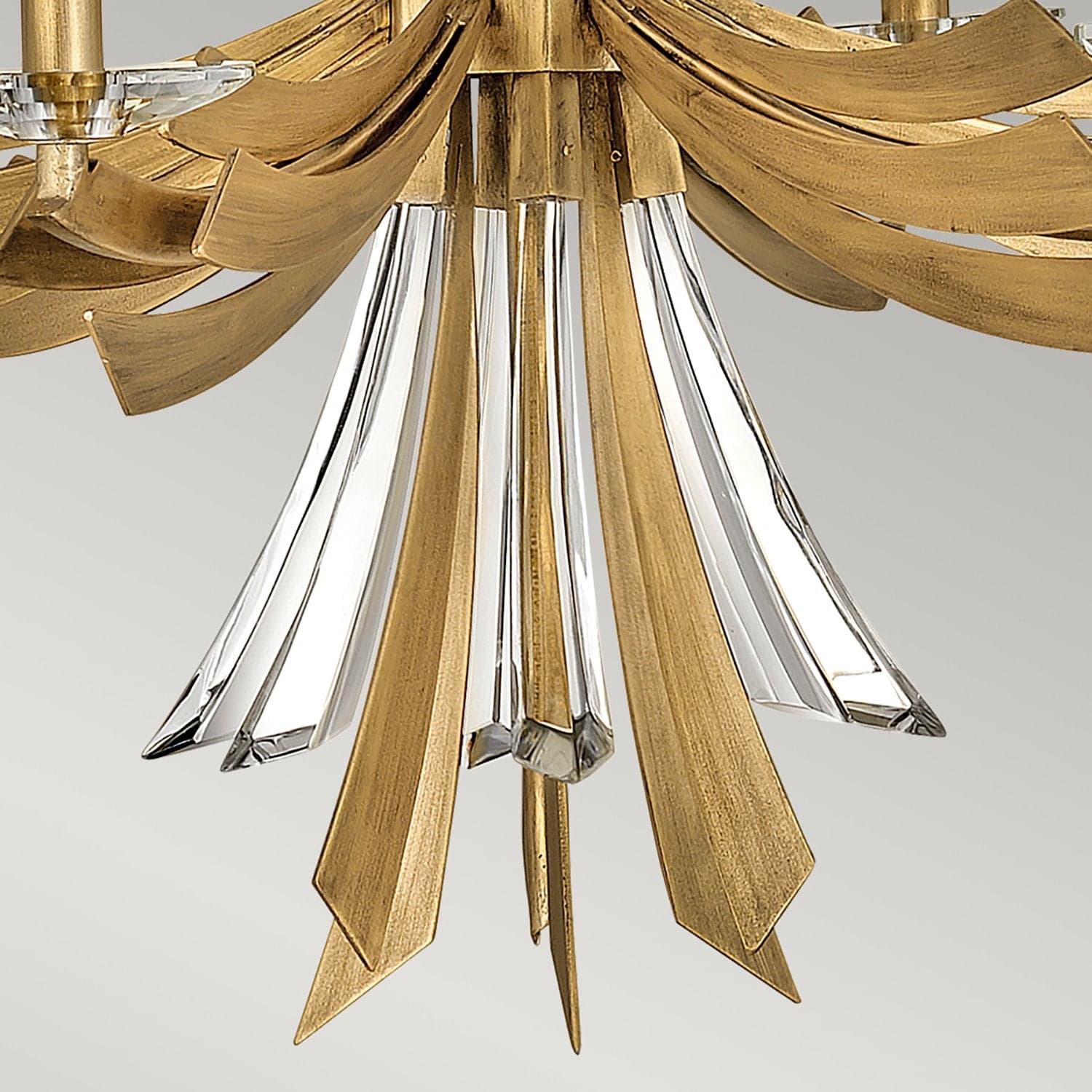 Lampadario Industrial Nordico Vida Acciaio Oro Brunito 6 Luci E14 in Lampadari LuceArt - Montecorvino Pugliano, commercioVirtuoso.it