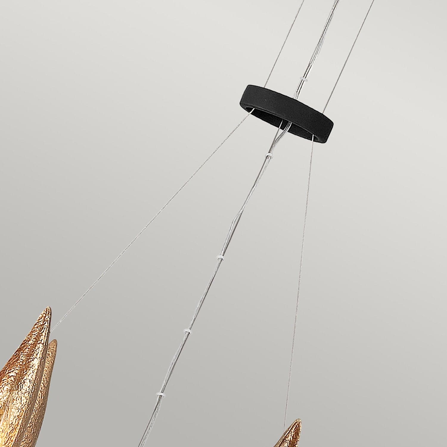 Lampadario Contemporaneo Willow Acciaio Nero Carbone Oro Deluxe Oro 18 Luci E14 in Lampadari LuceArt - Montecorvino Pugliano, commercioVirtuoso.it