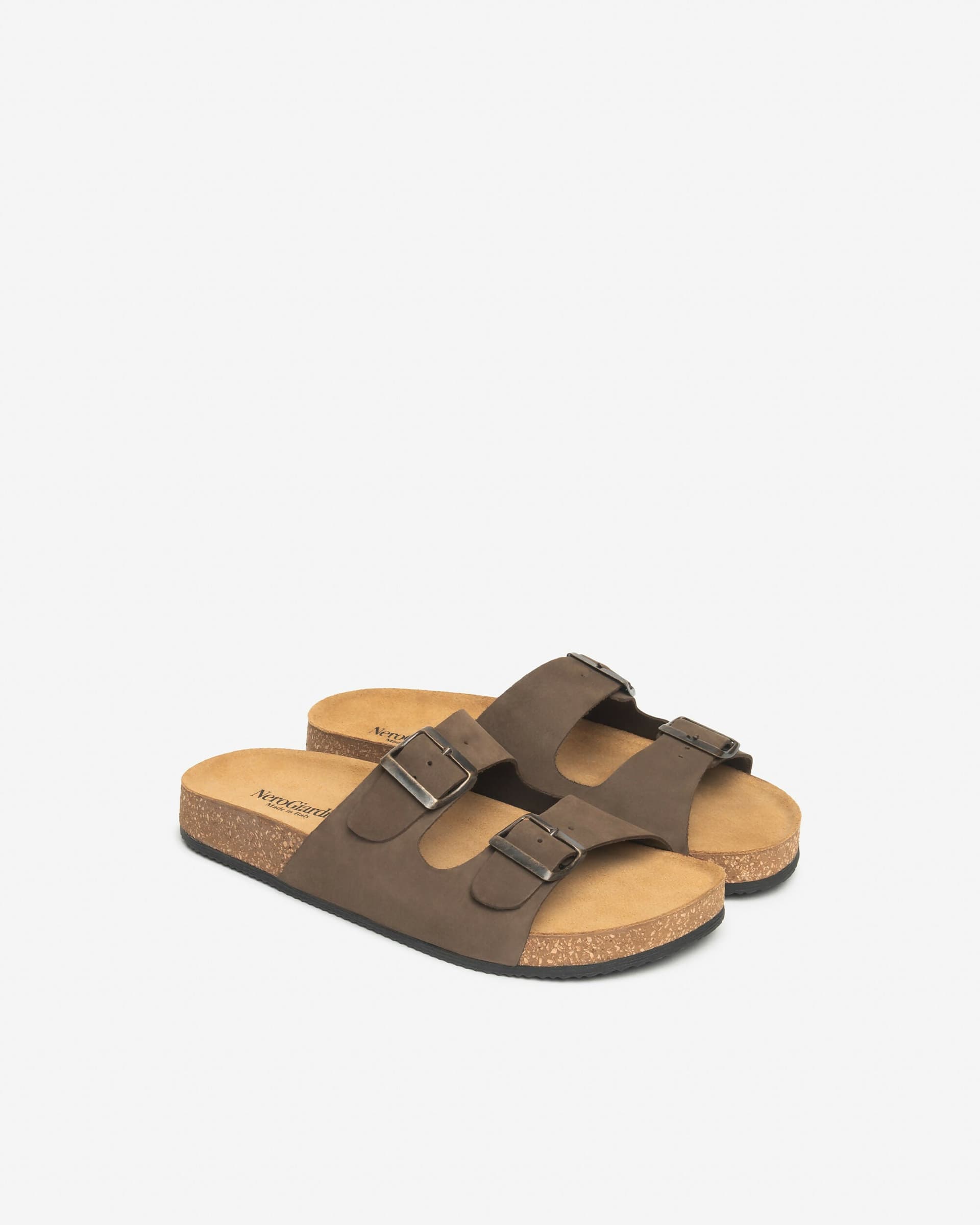 NeroGardini Uomo Ciabatte in Pelle in Sandali Cantali Calzature - Randazzo, commercioVirtuoso.it