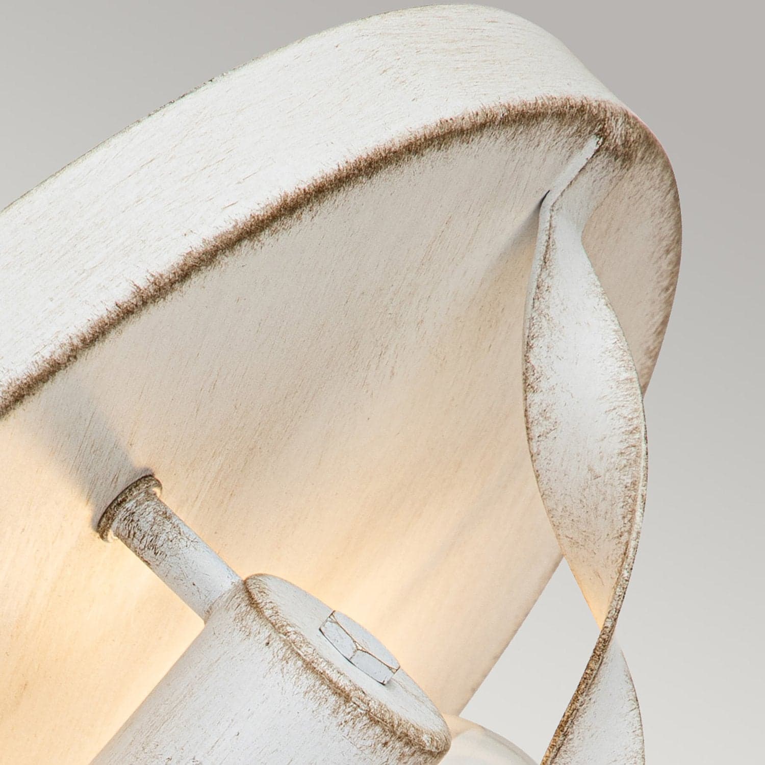 Plafoniera Industrial Nordica Bradbury Acciaio Bianco Antico 2 Luci E14 in Faretti da soffitto LuceArt - Montecorvino Pugliano, commercioVirtuoso.it