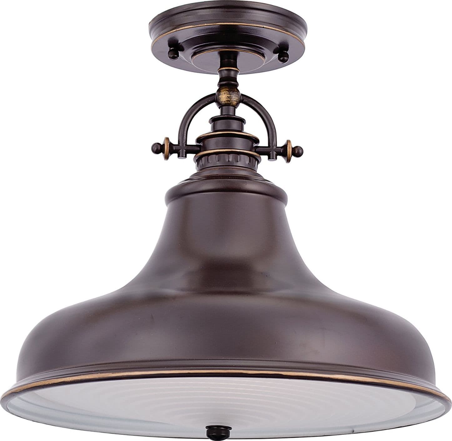 Sospensione Industrial Nordica Emery Metallo Bronzo Palladiano 1 Luce E27 in Lampade a sospensione LuceArt - Montecorvino Pugliano, commercioVirtuoso.it