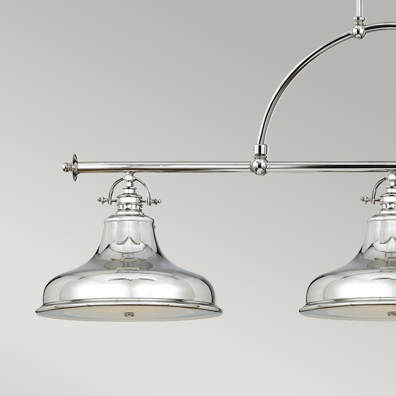Lampadario Industrial Nordico Emery Metallo Argento Imperiale 3 Luci E27 in Lampadari LuceArt - Montecorvino Pugliano, commercioVirtuoso.it