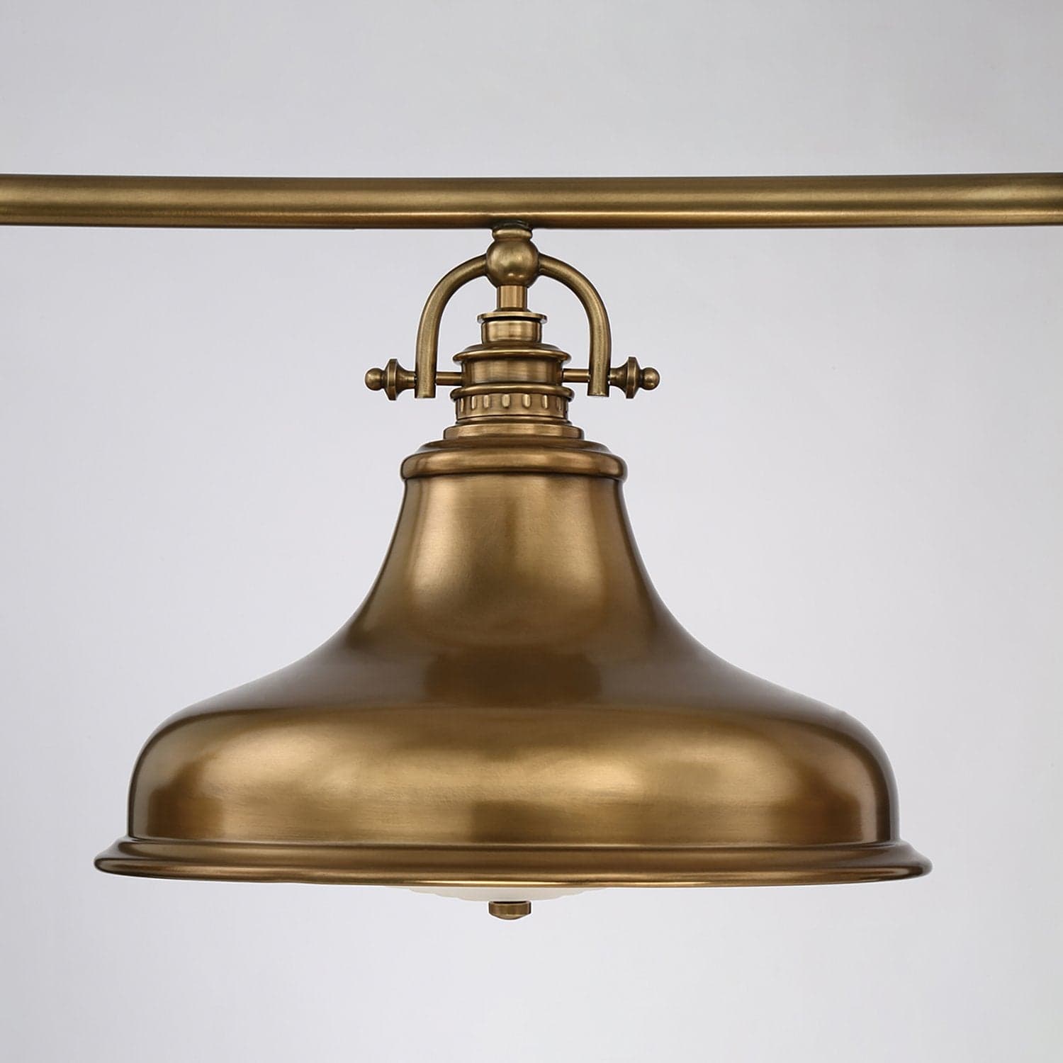 Lampadario Industrial Nordico Emery Metallo Ottone Anticato 3 Luci E27 in Lampade a sospensione LuceArt - Montecorvino Pugliano, commercioVirtuoso.it