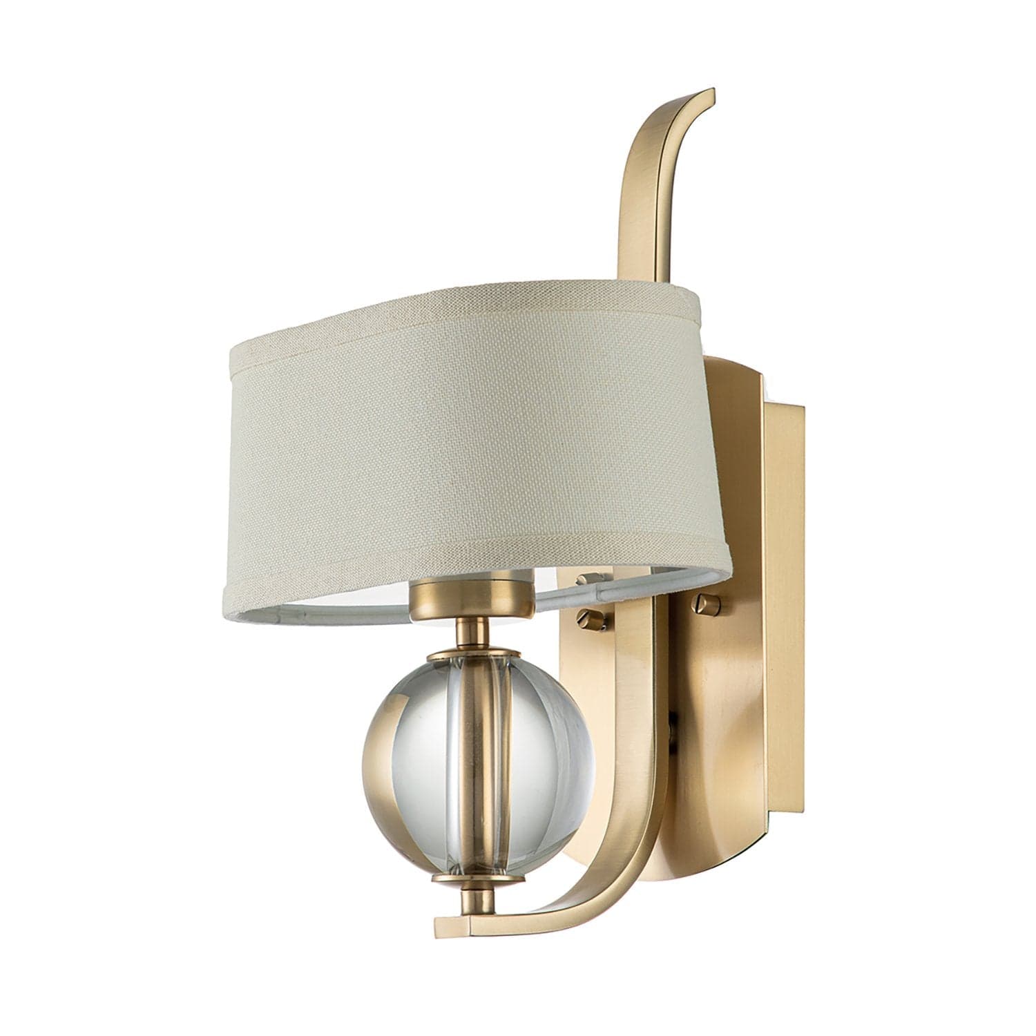 Applique Contemporanea Gotham Metallo Ottone Spazzolato 1 Luce G9 Led 3.5W in Applique LuceArt - Montecorvino Pugliano, commercioVirtuoso.it