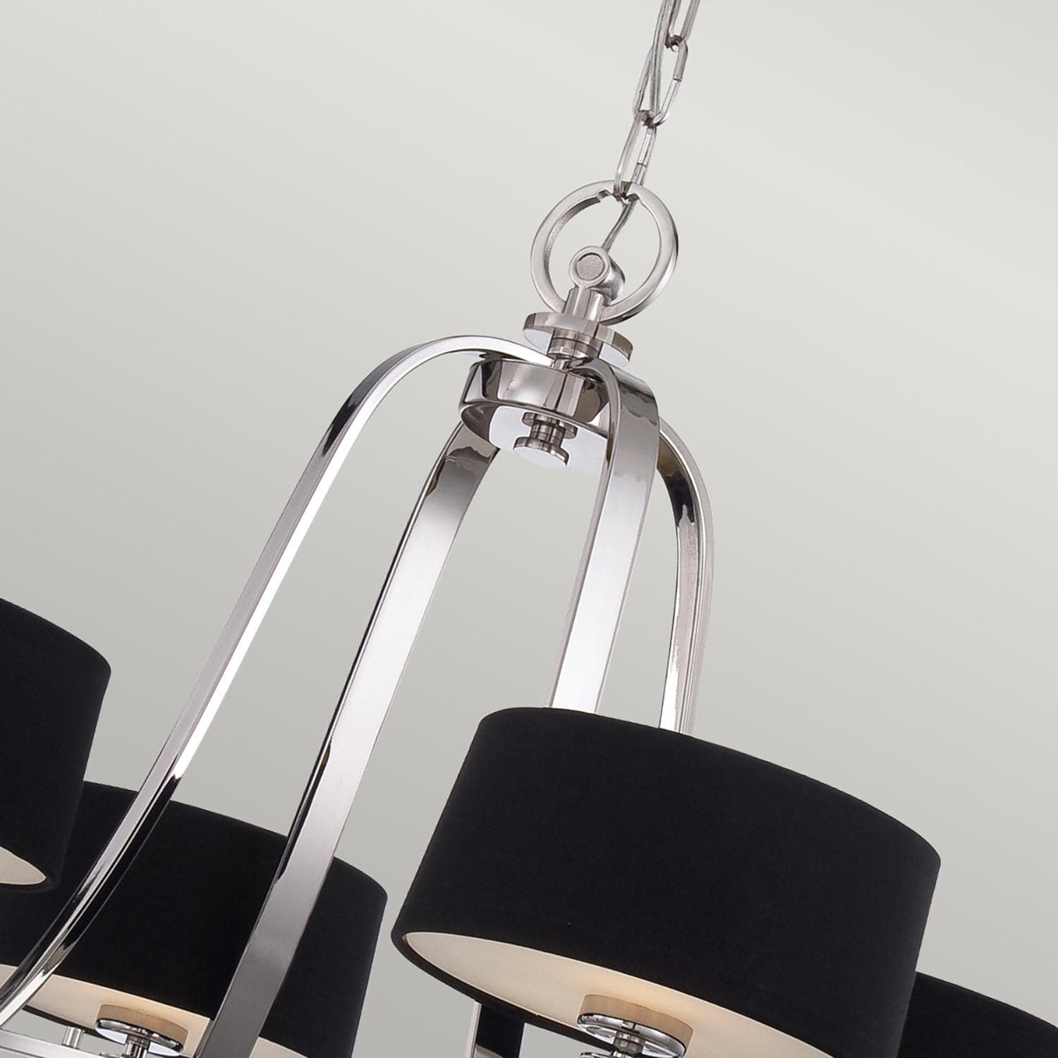Lampadario Contemporaneo Uptown Gotham Metallo Argento Imperiale 4 Luci G9 3 Led in Lampadari LuceArt - Montecorvino Pugliano, commercioVirtuoso.it