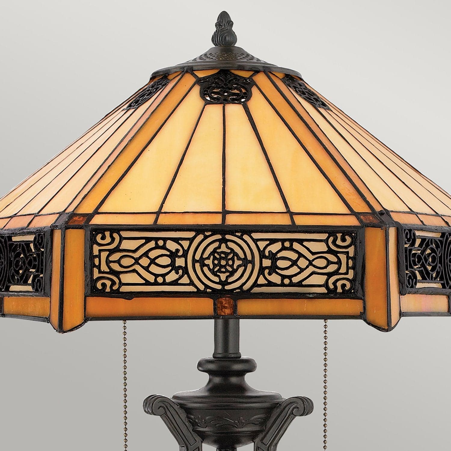 Lampada Da Scrivania Tiffany Indus Metallo Bronzo Vintage 2 Luci E27 in Lampade da tavolo e abat-jour LuceArt - Montecorvino Pugliano, commercioVirtuoso.it