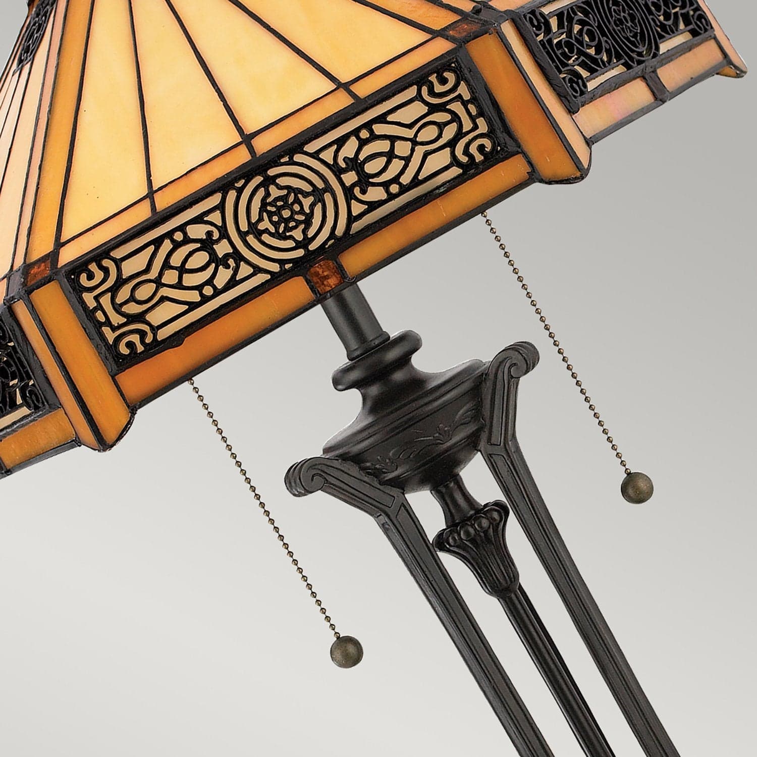 Lampada Da Scrivania Tiffany Indus Metallo Bronzo Vintage 2 Luci E27 in Lampade da tavolo e abat-jour LuceArt - Montecorvino Pugliano, commercioVirtuoso.it