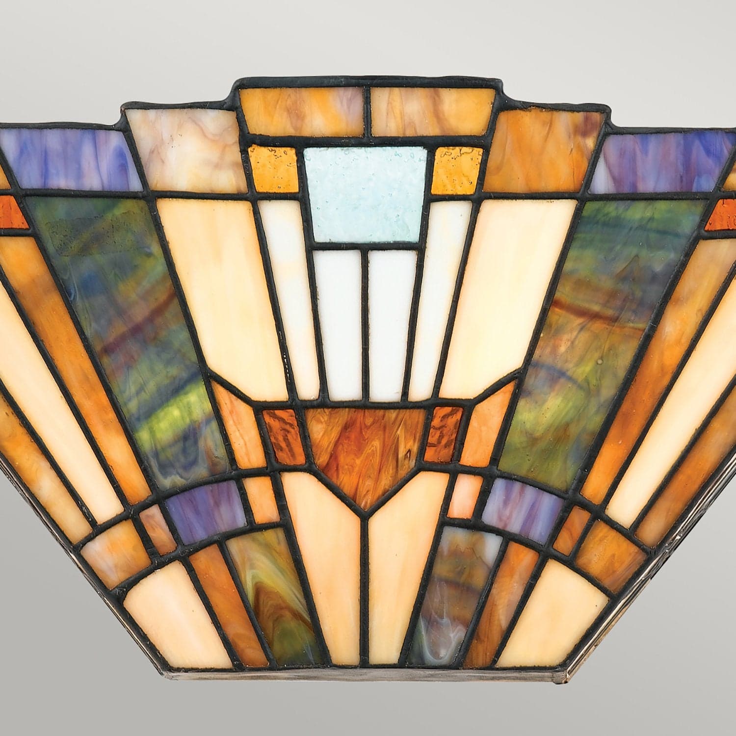 Appliques - Lampade Da Parete Tiffany Inglenook Metallo 2 Luci E14 in Applique LuceArt - Montecorvino Pugliano, commercioVirtuoso.it