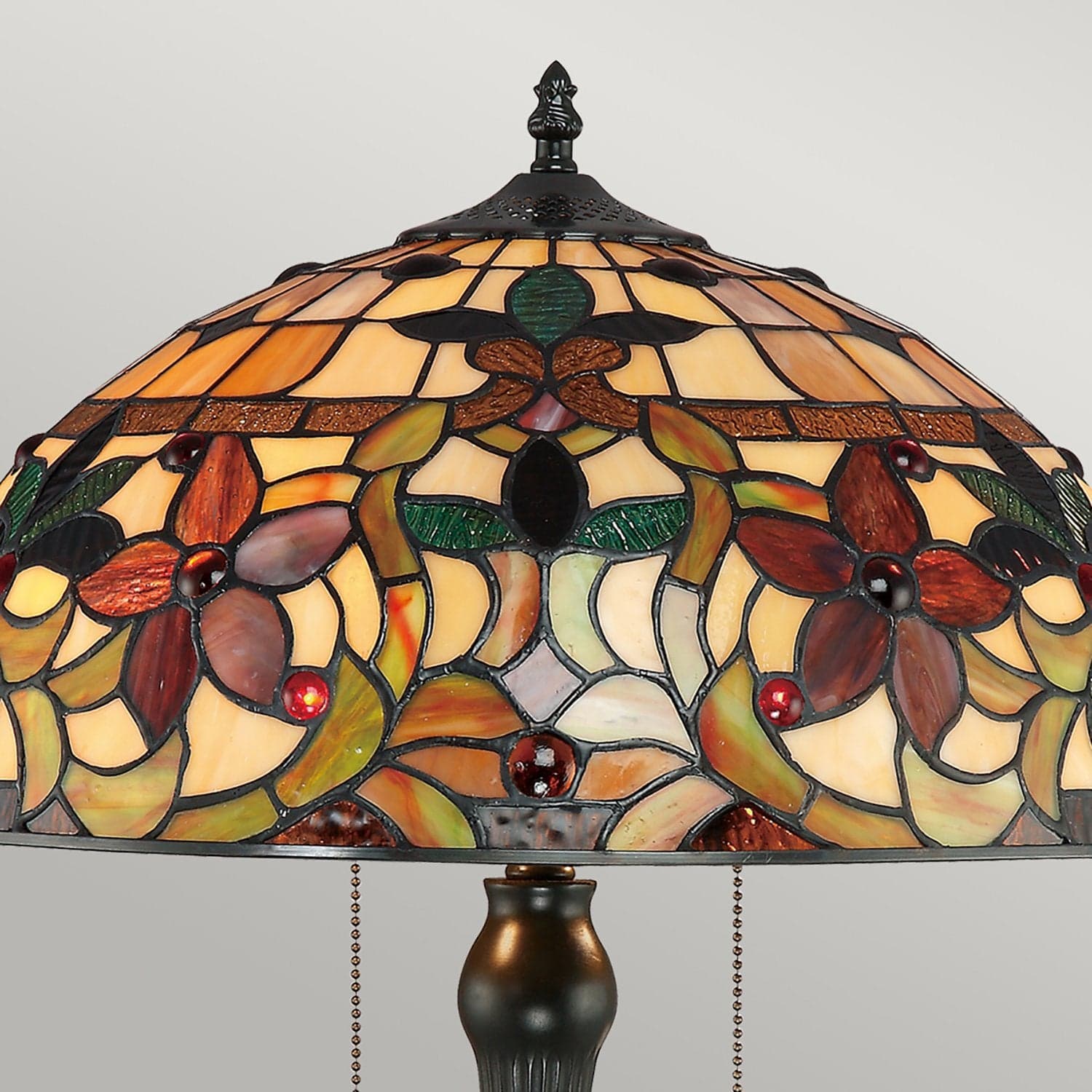 Lampada Da Scrivania Tiffany Kami Metallo Bronzo Vintage 2 Luci E27 in Lampade da tavolo e abat-jour LuceArt - Montecorvino Pugliano, commercioVirtuoso.it