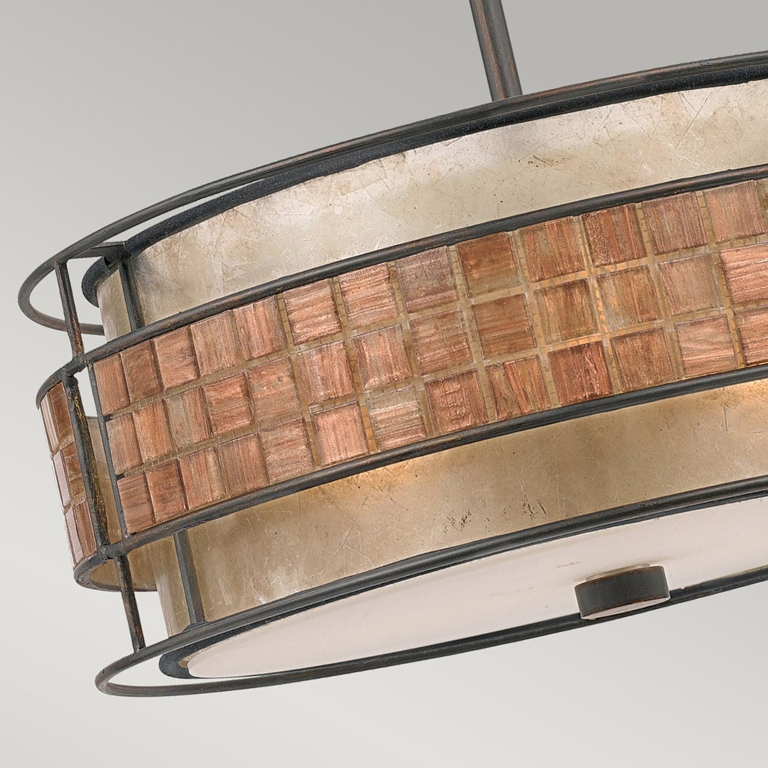 Lampadario Contemporaneo Laguna Metallo Rame Rinascimentale 4 Luci E27 in Lampade a sospensione LuceArt - Montecorvino Pugliano, commercioVirtuoso.it