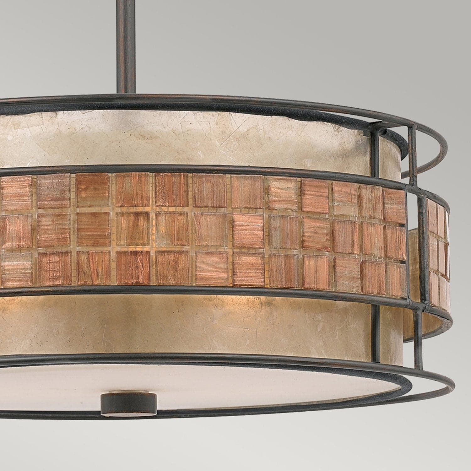 Lampadario Contemporaneo Laguna Metallo Rame Rinascimentale 4 Luci E27 in Lampade a sospensione LuceArt - Montecorvino Pugliano, commercioVirtuoso.it