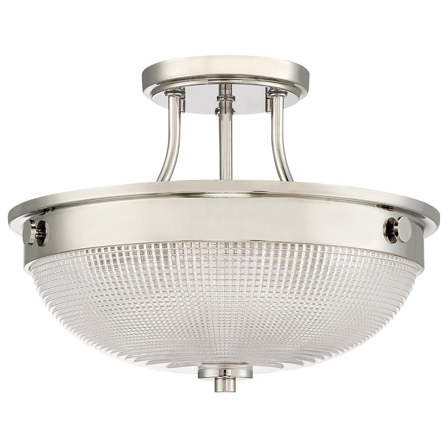 Lampadario Contemporaneo Mantle Vetro Nichel Lucido 2 Luci E27 in Lampade a sospensione LuceArt - Montecorvino Pugliano, commercioVirtuoso.it