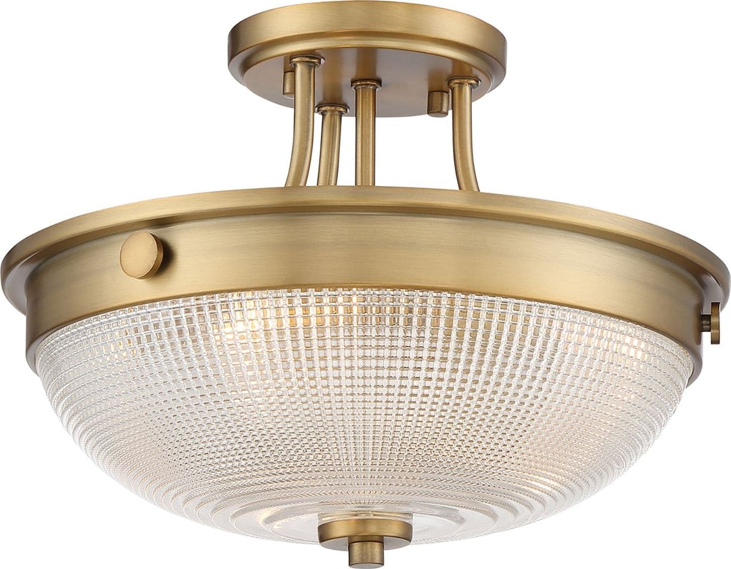 Lampadario Contemporaneo Mantle Vetro Ottone Anticato 2 Luci E27 in Lampade a sospensione LuceArt - Montecorvino Pugliano, commercioVirtuoso.it