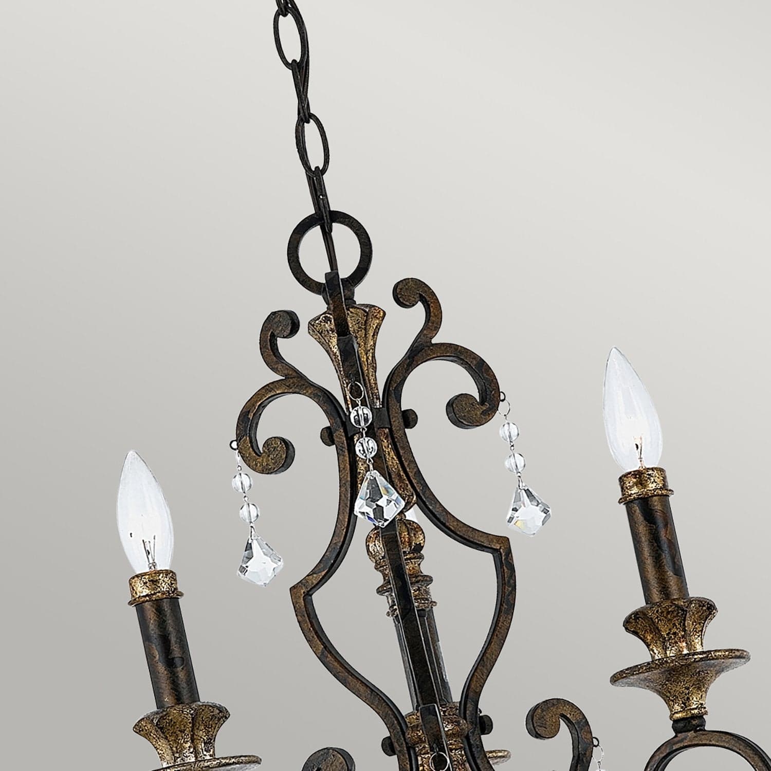 Lampadario Classico Marquette Acciaio Bronzo Heirloom 3 Luci E14 in Lampade a sospensione LuceArt - Montecorvino Pugliano, commercioVirtuoso.it