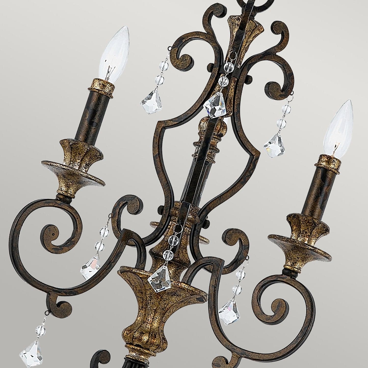 Lampadario Classico Marquette Acciaio Bronzo Heirloom 3 Luci E14 in Lampade a sospensione LuceArt - Montecorvino Pugliano, commercioVirtuoso.it