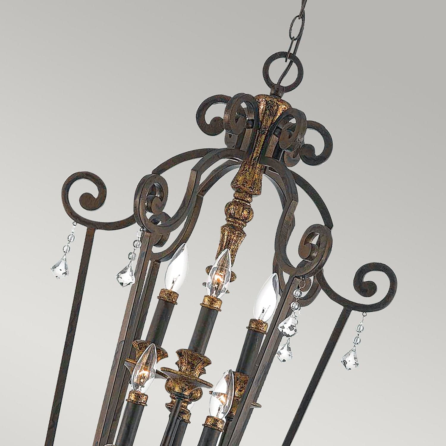Lampadario Classico Marquette Acciaio Bronzo Heirloom 6 Luci E14 in Lampade a sospensione LuceArt - Montecorvino Pugliano, commercioVirtuoso.it