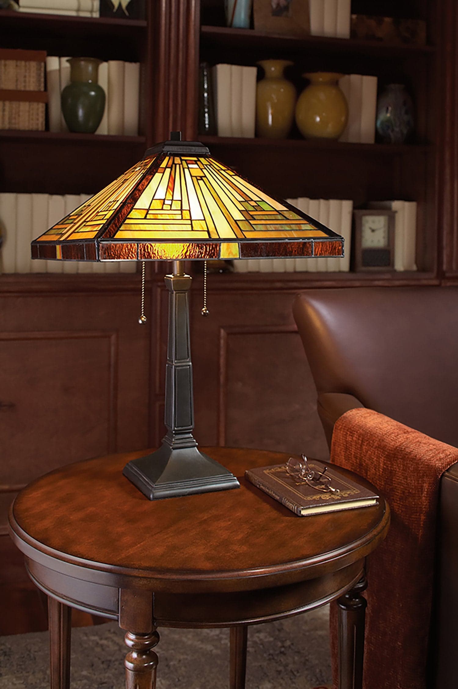 Lampada Da Scrivania Tiffany Stephen Metallo Bronzo Vintage 2 Luci E27 in Lampade da tavolo e abat-jour LuceArt - Montecorvino Pugliano, commercioVirtuoso.it