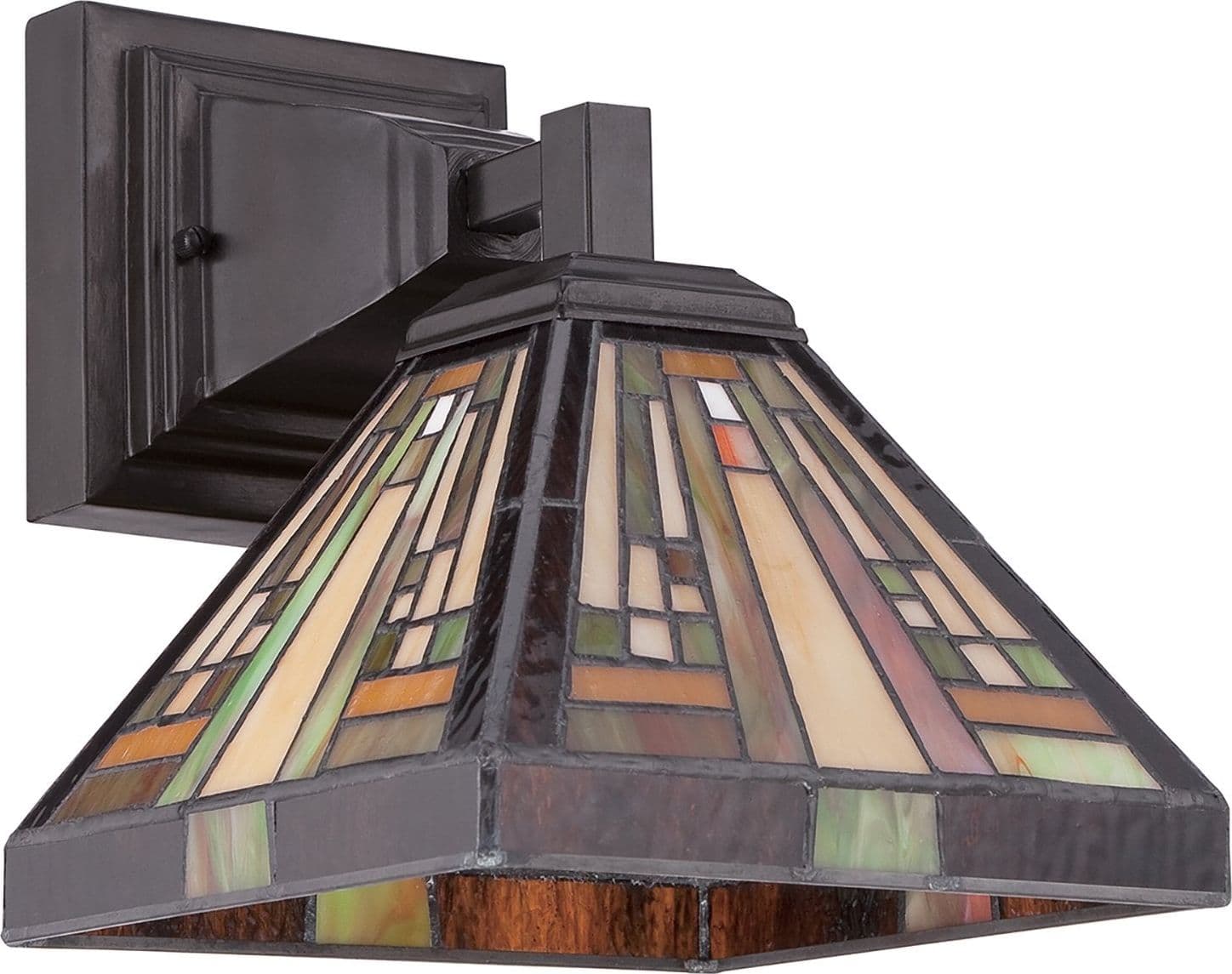 Appliques - Lampade Da Parete Tiffany Stephen Metallo Bronzo Vintage 1 Luce E27 in Applique LuceArt - Montecorvino Pugliano, commercioVirtuoso.it