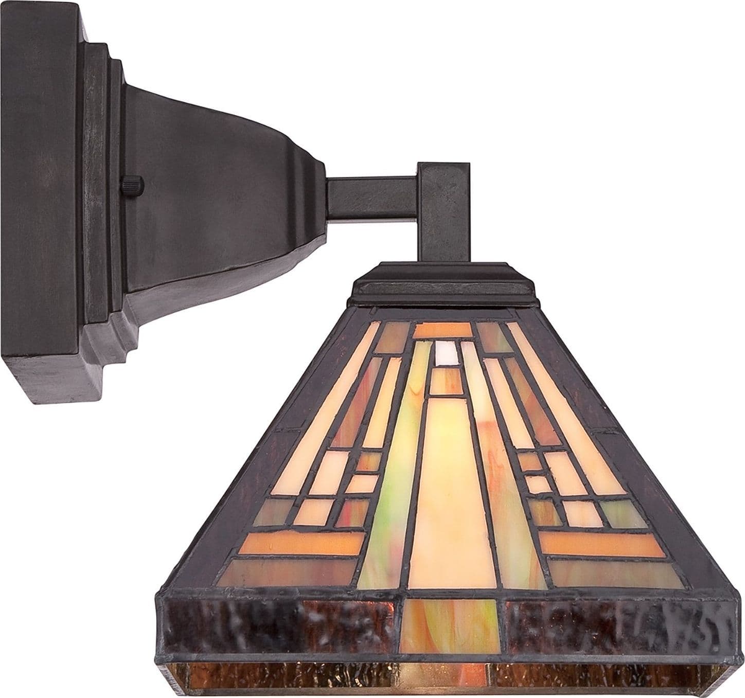 Appliques - Lampade Da Parete Tiffany Stephen Metallo Bronzo Vintage 1 Luce E27 in Applique LuceArt - Montecorvino Pugliano, commercioVirtuoso.it