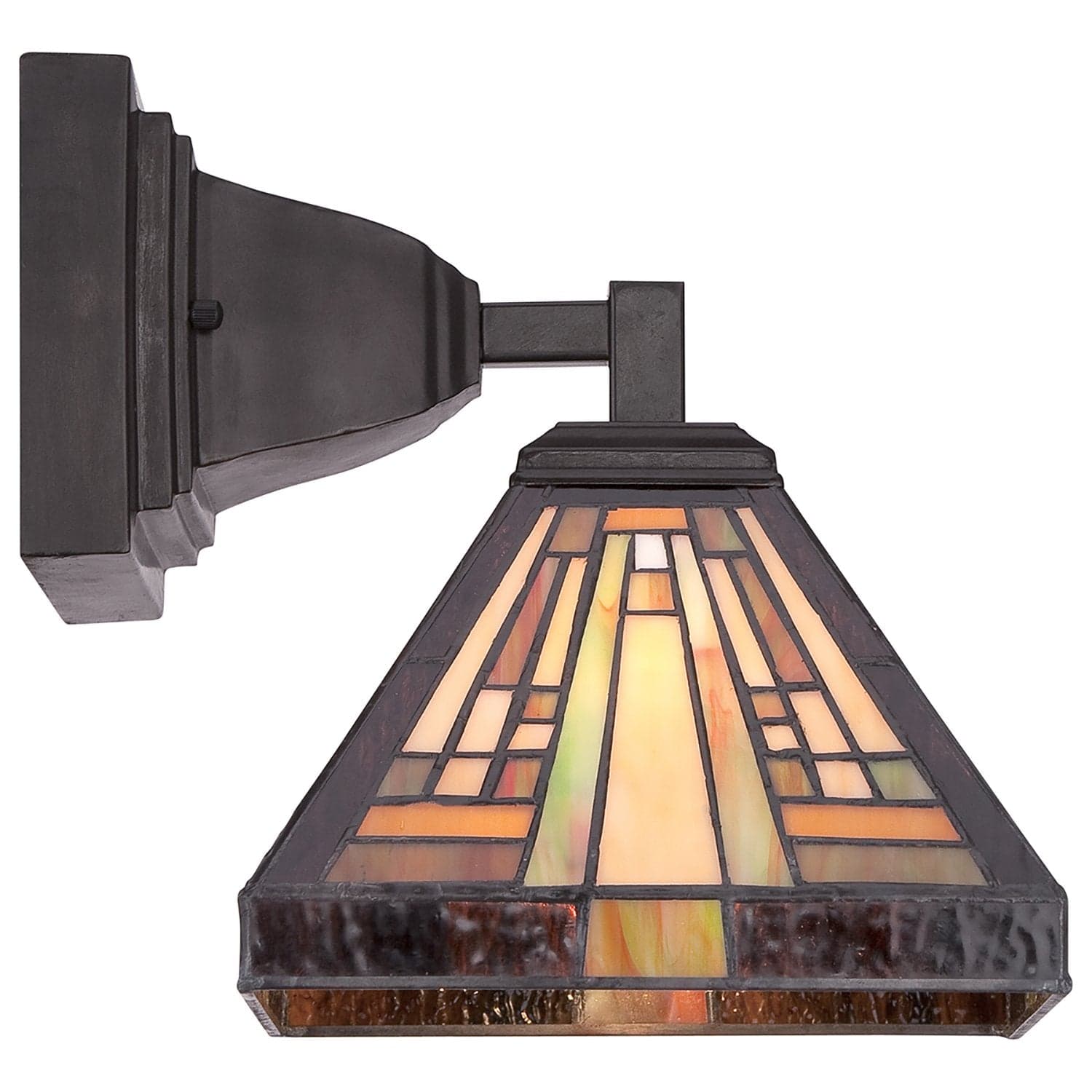 Appliques - Lampade Da Parete Tiffany Stephen Metallo Bronzo Vintage 1 Luce E27 in Applique LuceArt - Montecorvino Pugliano, commercioVirtuoso.it