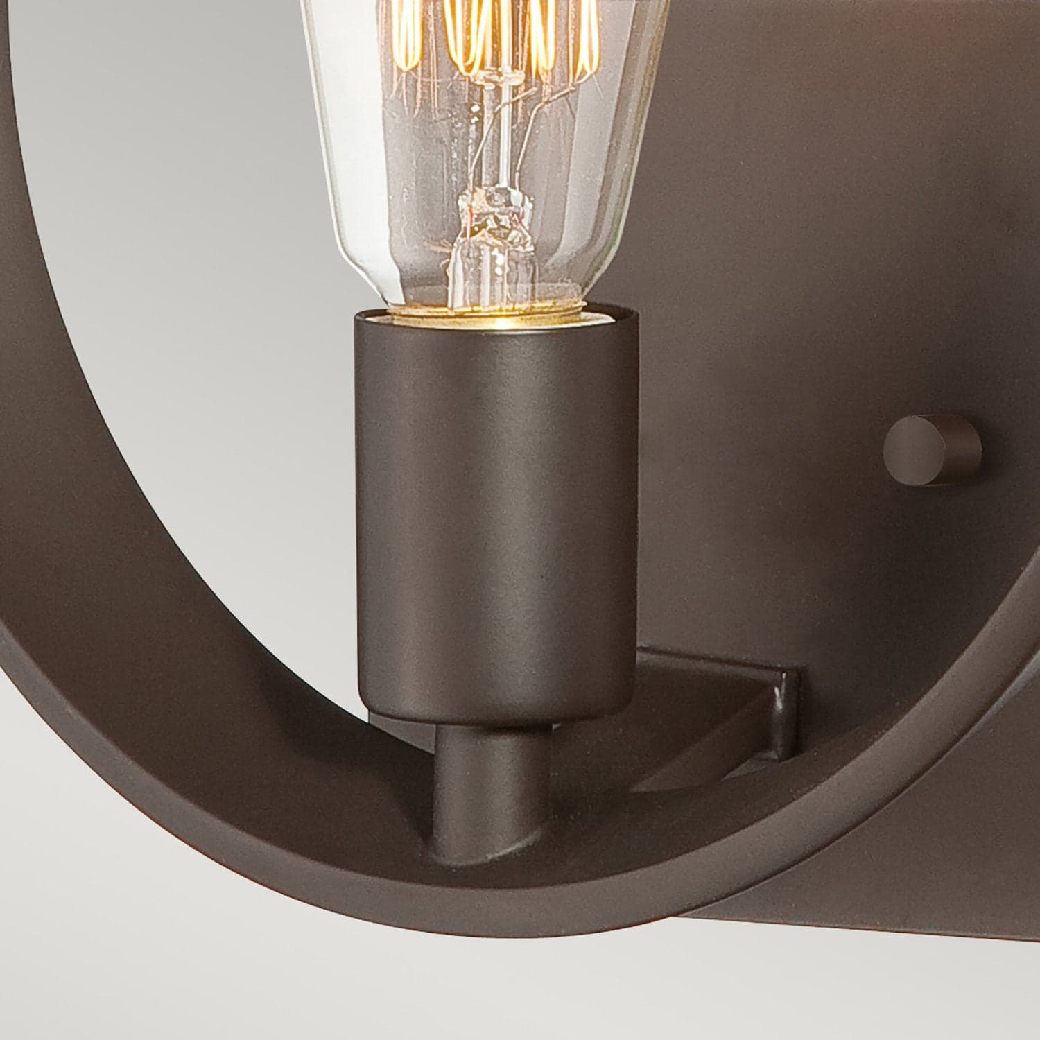 Applique Industrial Nordico Theater Row Metallo Bronzo Western 1 Luce E27 in Applique candelabro LuceArt - Montecorvino Pugliano, commercioVirtuoso.it