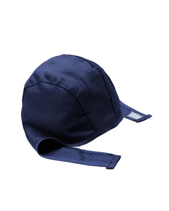 Copricapo per Saldatore Flammatex Blu Cuffia da Lavoro Ignifuga Saldatore Fonderia Officina in Visiere Dresswork - Como, commercioVirtuoso.it