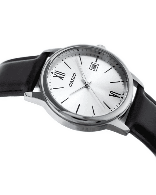 Orologio Casio per uomo, MTP-V002L-7B3, cinturino in pelle nero, movimento al quarzo, impermeabile in Orologi da polso Loweconomy - Marineo, commercioVirtuoso.it