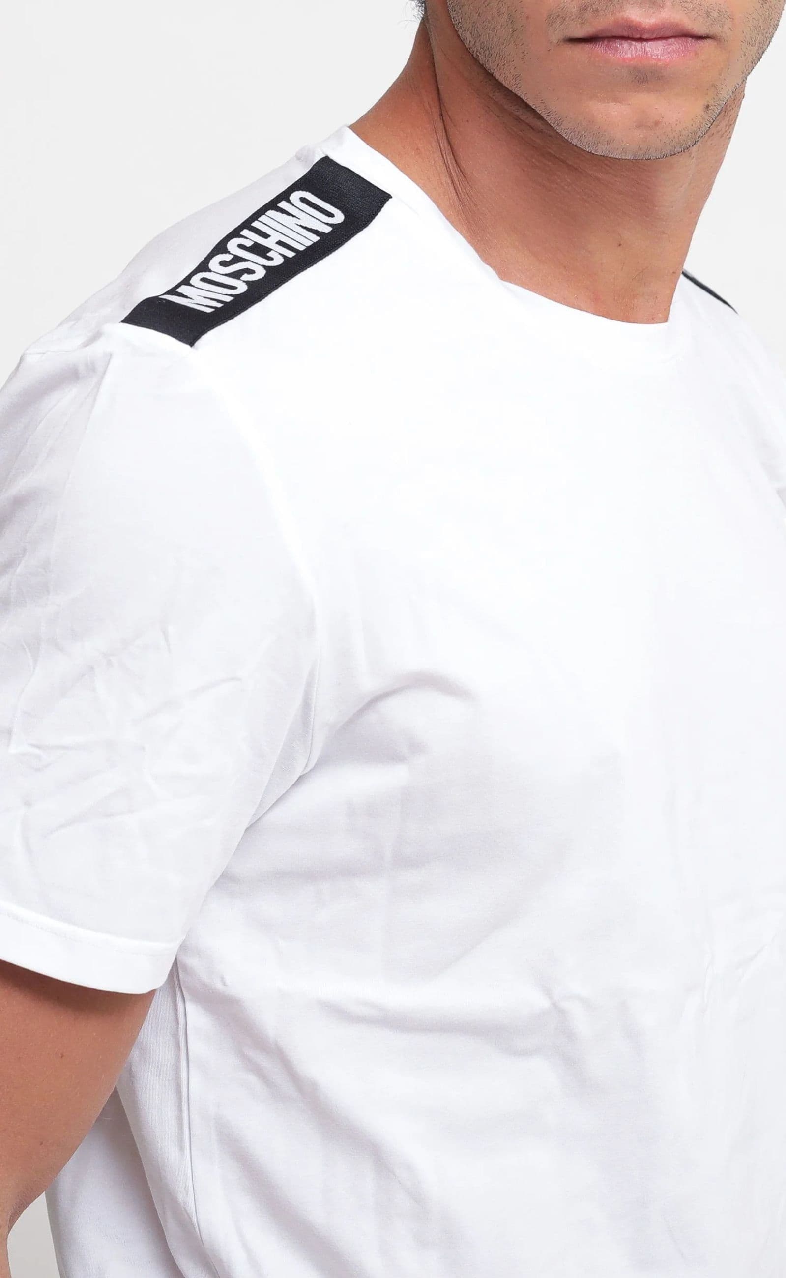 moschino T-SHIRT T-SHIRT COTTON STRETCH 2PK da uomo in T-shirt Drestige - Casamassima, commercioVirtuoso.it