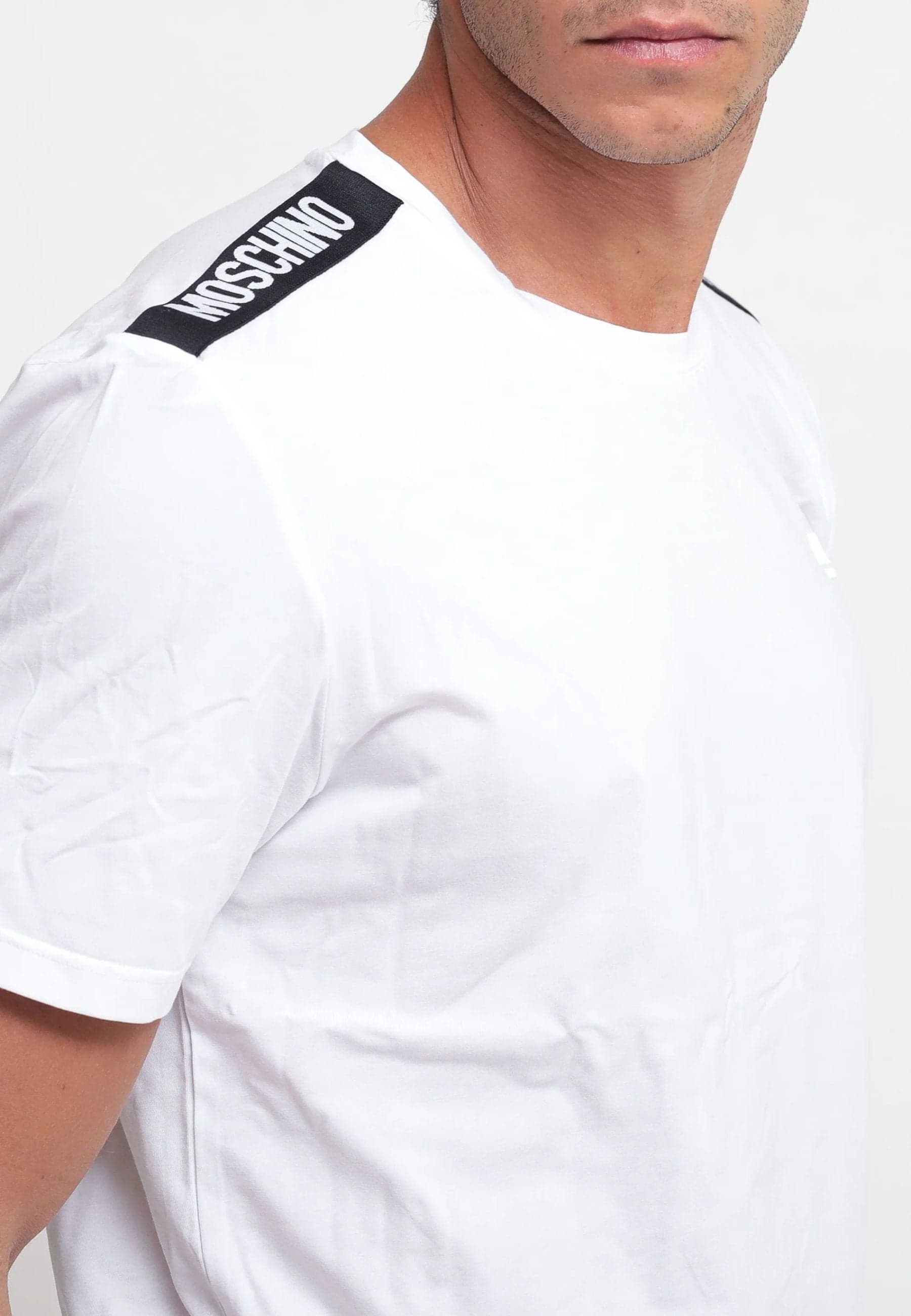moschino T-SHIRT T-SHIRT COTTON STRETCH 2PK da uomo in T-shirt Drestige - Casamassima, commercioVirtuoso.it