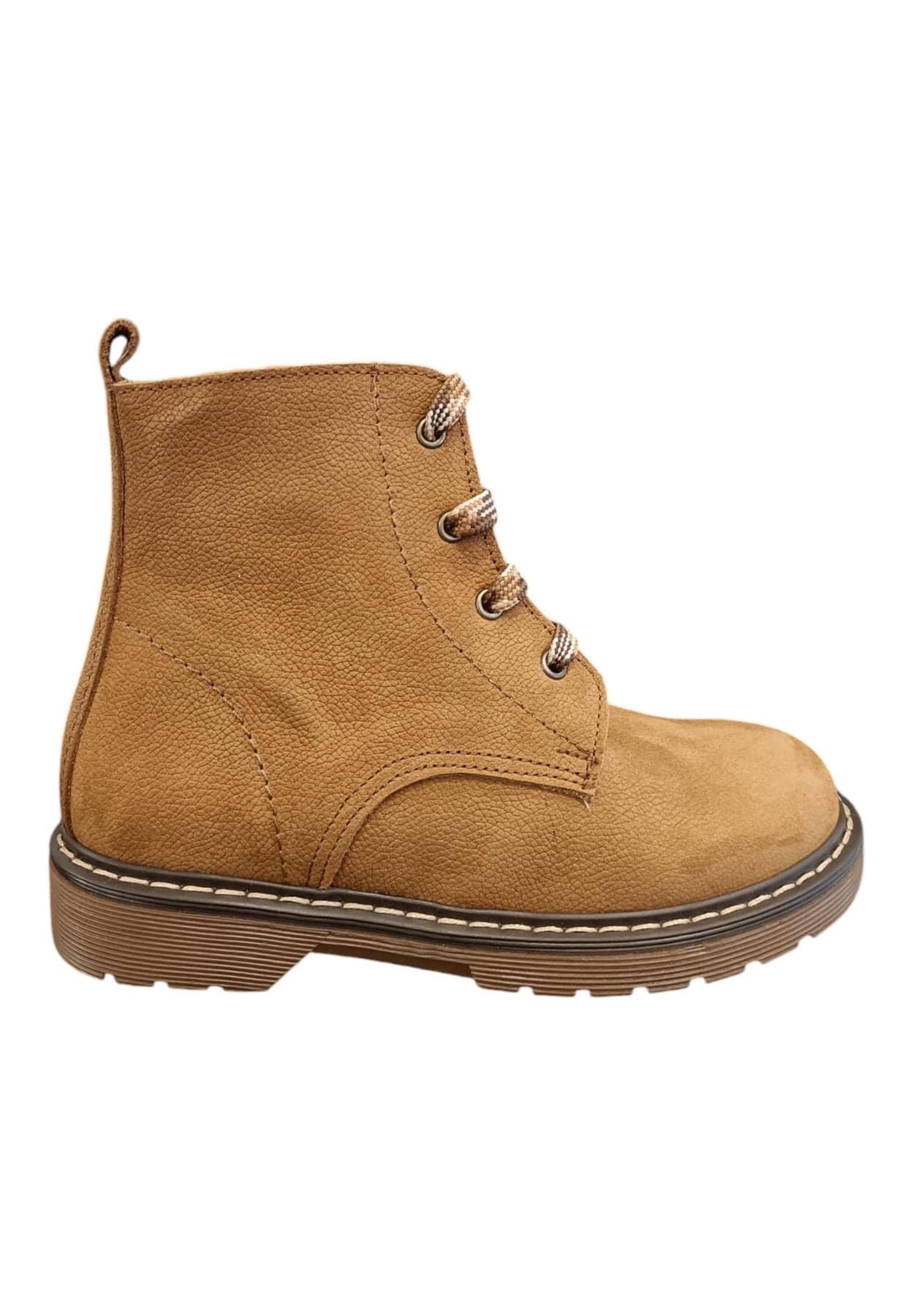 Anfibio bambino Platis P1196 tabacco suede zip laterale urban style - 6