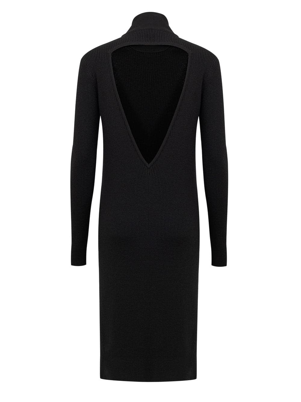 Bottega Veneta Abito Nero Lungo in Maglia a Coste da donna in Casual Drestige - Casamassima, commercioVirtuoso.it