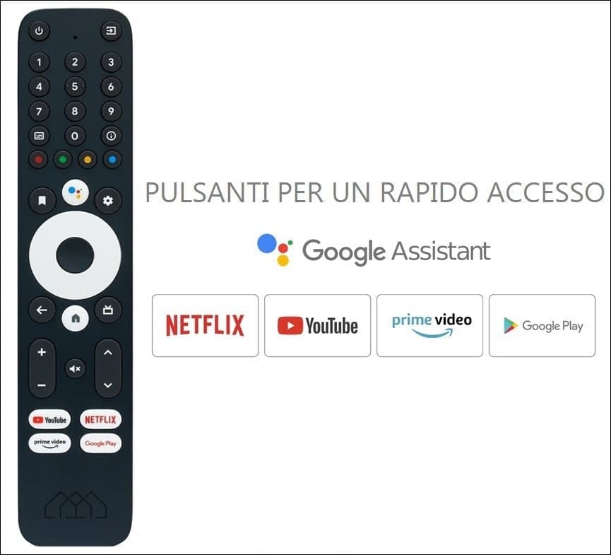 Telecomando BIG Nero per Homatics BOX R / R PLUS / Q / DONGLE G in Telecomandi DFP Elettronica Store - Scafati, commercioVirtuoso.it