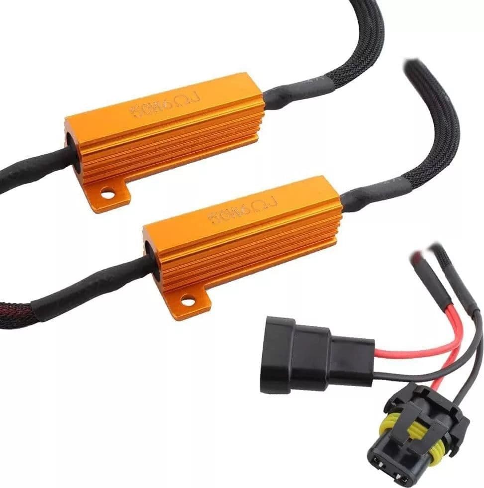 1 Filtro Resistenza LED H11-H8 12V Decodificatore 50W 6 OHM Canbus Cablaggio Resistenza Per Luci Auto in Lampadine per esterno Solgeny - Besate, commercioVirtuoso.it