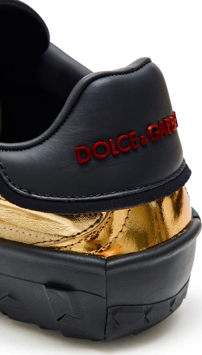 Dolce &amp; Gabbana Sneakers Bassa in Nappa Gold da uomo in Sneaker casual Drestige - Casamassima, commercioVirtuoso.it
