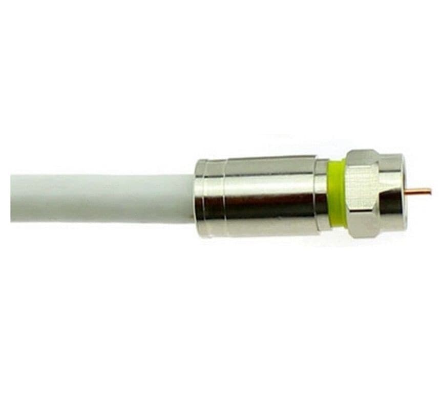 Connettori F a compressione RG6 per cavo 6-7 mm in Connettori DFP Elettronica Store - Scafati, commercioVirtuoso.it