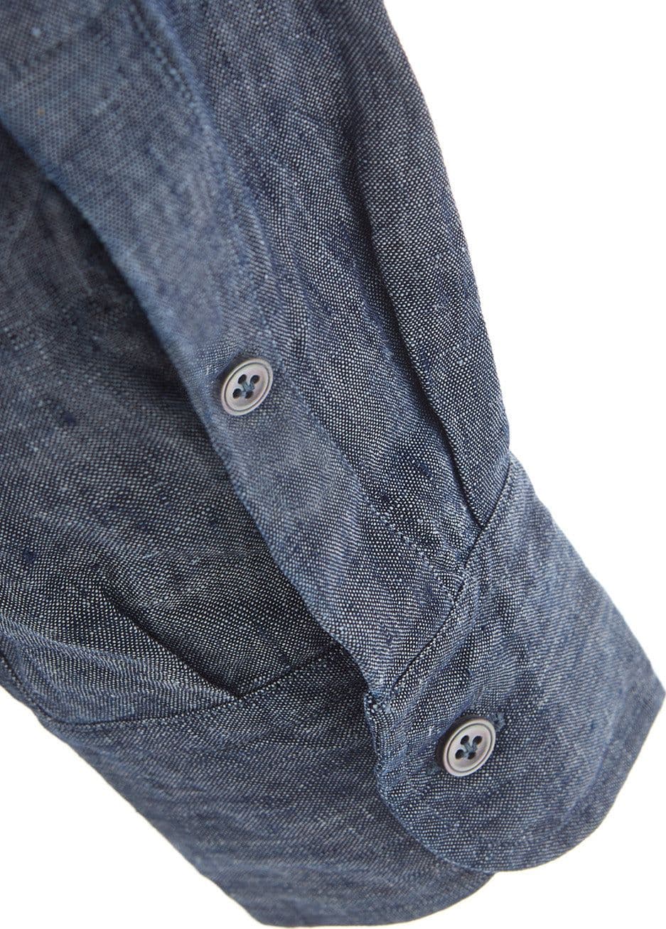 Lardini Camicia Effetto Denim da uomo in Camicie casual Drestige - Casamassima, commercioVirtuoso.it