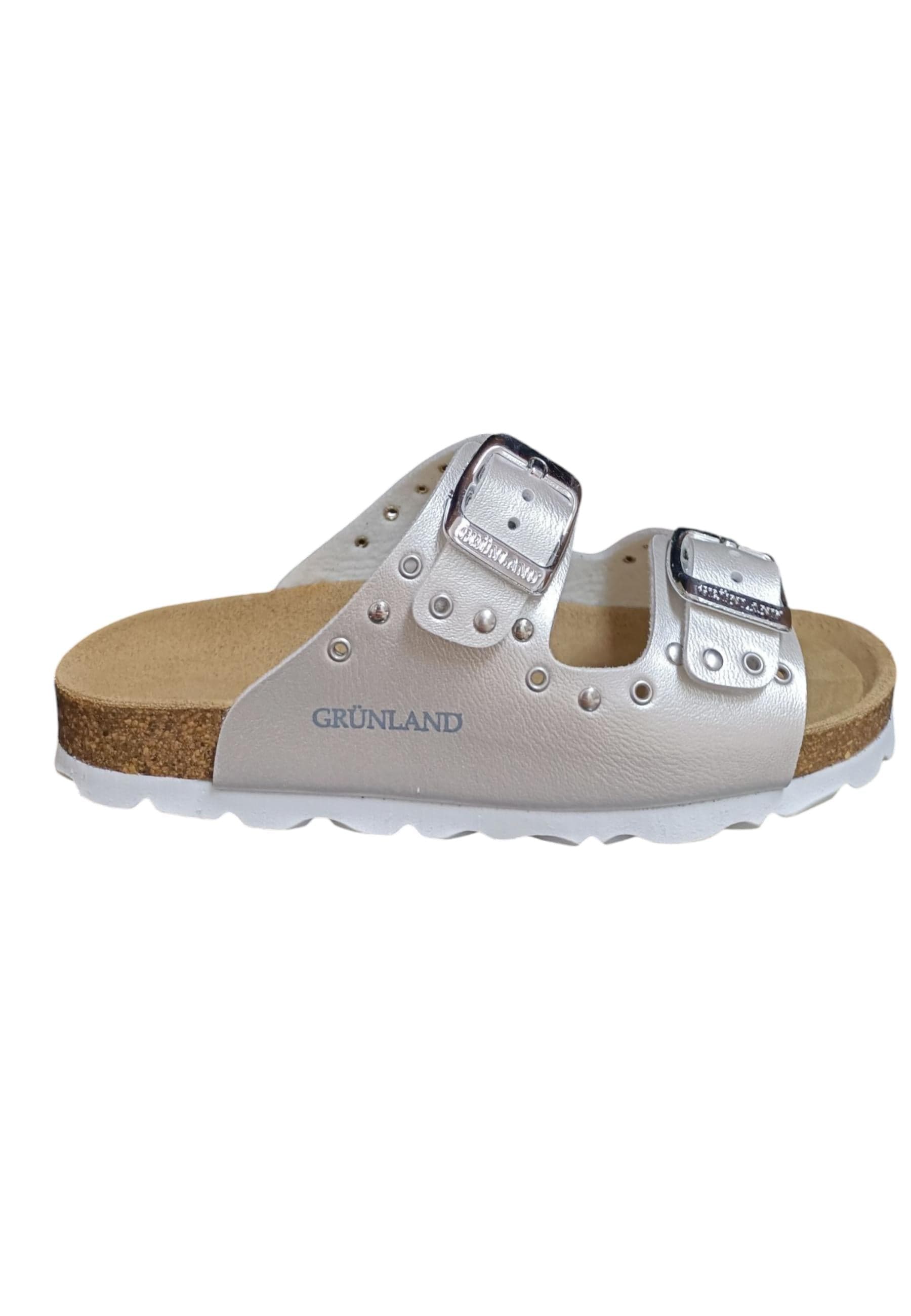 Scarpe ciabatta Bambini e ragazzi Grunland Junior 0739  PERLA fibia - 6