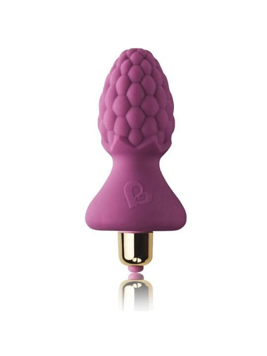 Raspberry plug anale stimolatore prostata 7 x vibrazioni forma a lampone IPX7 in prodotto Erosdom - Palmi, commercioVirtuoso.it