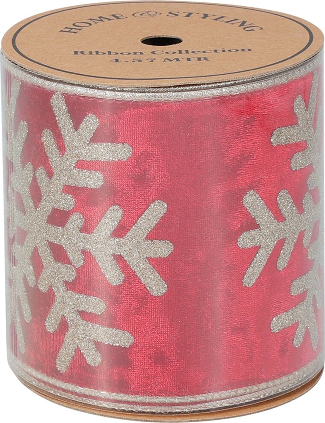 Nastro per decorazioni natalizie con motivi decorativi e strass da 457 cm - 9