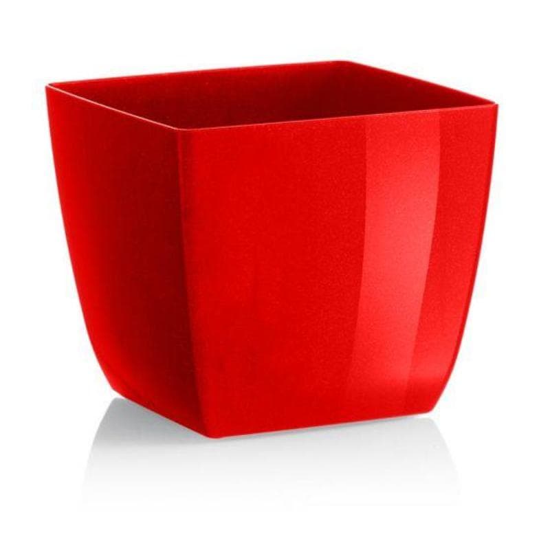 Vaso quadrato da esterno "color santiago" per piante e fiori - 22