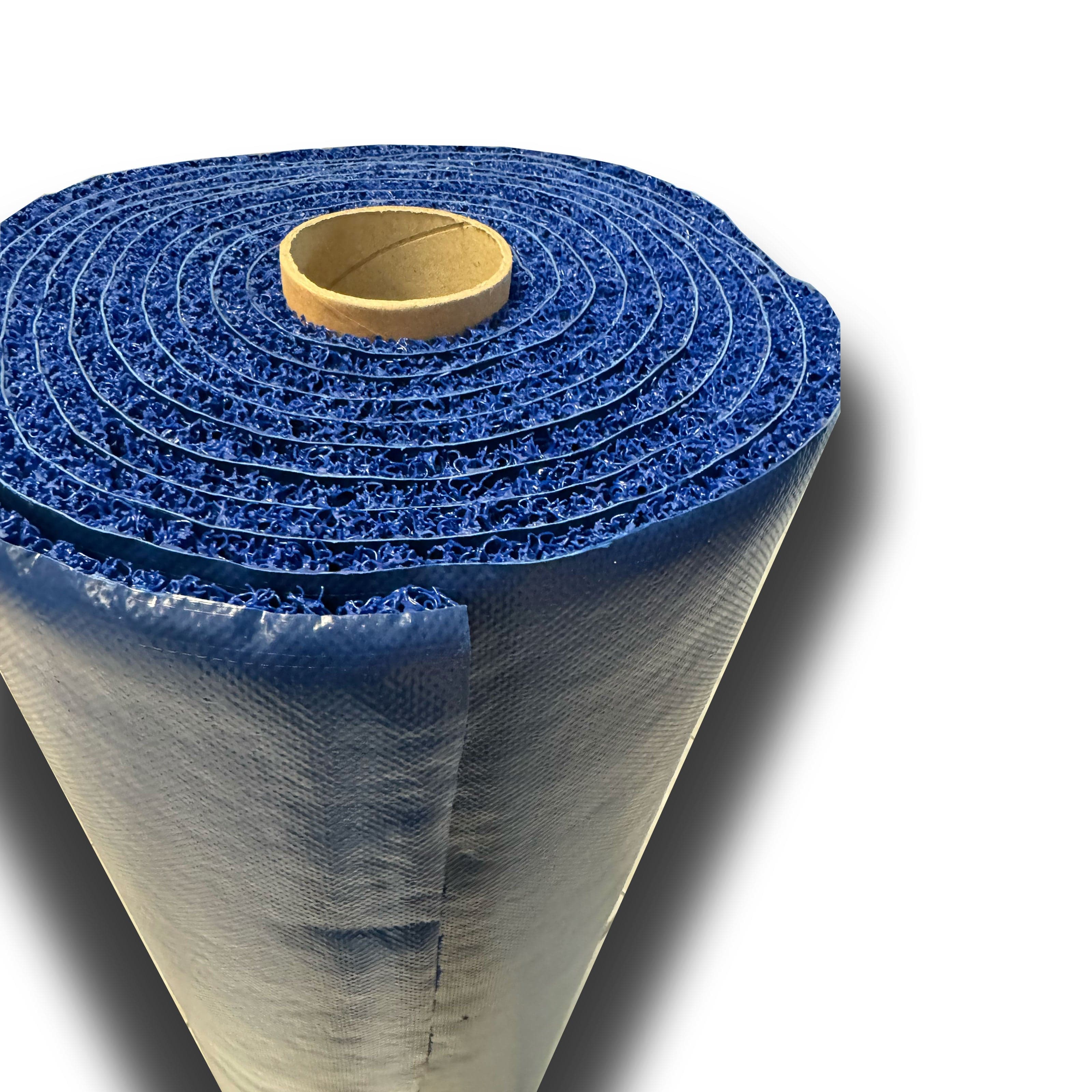 ***STOCK rotolo al TAGLIO*** Zerbino in Gomma Ricciolo fondo protettivo spess. 1cm (blu, nero e grigio/nero) altezza 122cm PREZZO AL MQ (122x80cm unità) in Zerbini Eternal Parquet - Ariano Irpino, commercioVirtuoso.it