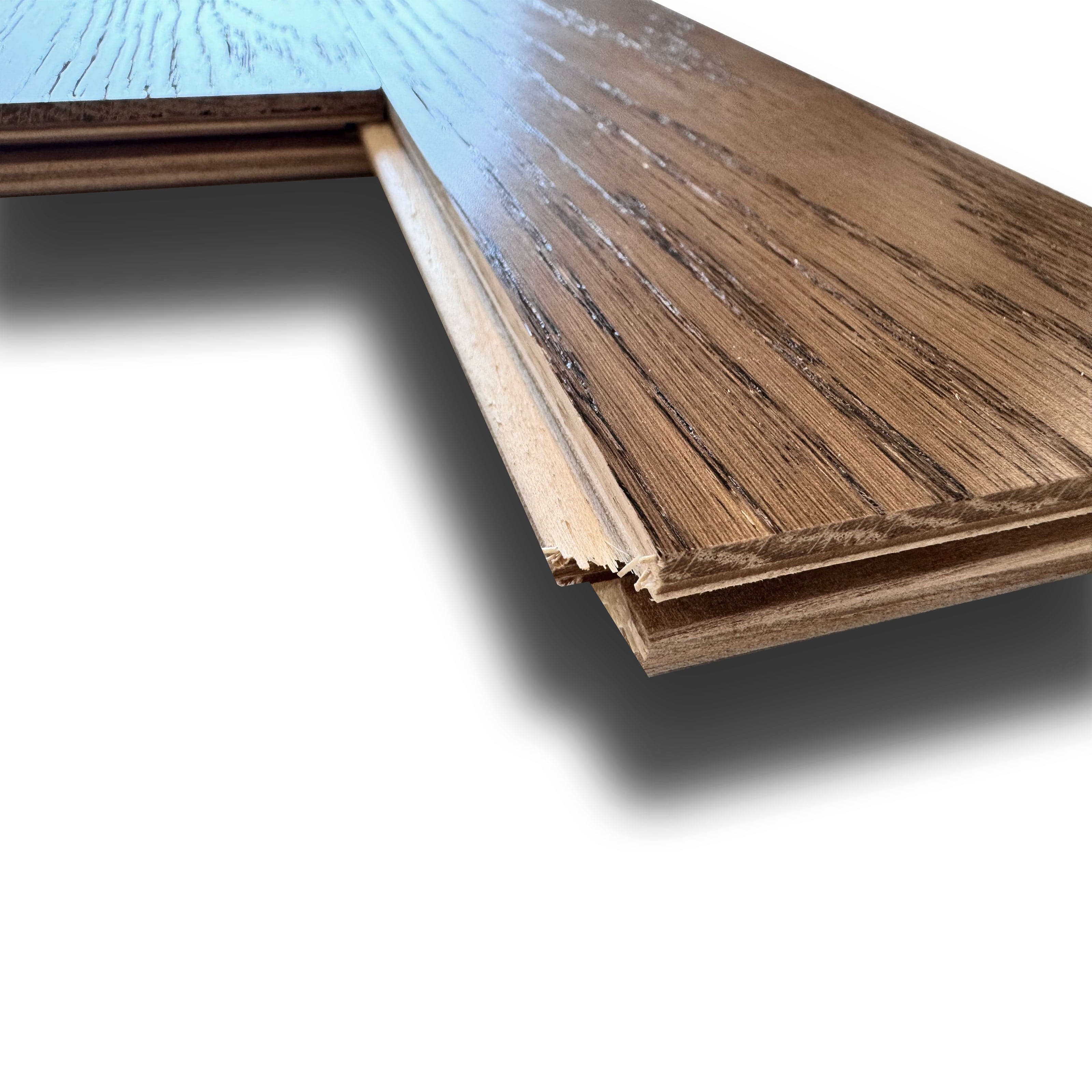 €34,99MQ *MEGA STOCK* Lotto da 110mq di Listone prefinito ROVERE TANGENTIAL Vern. Spazz. 15x90x1100mm (4 nobile) Eternal Parquet