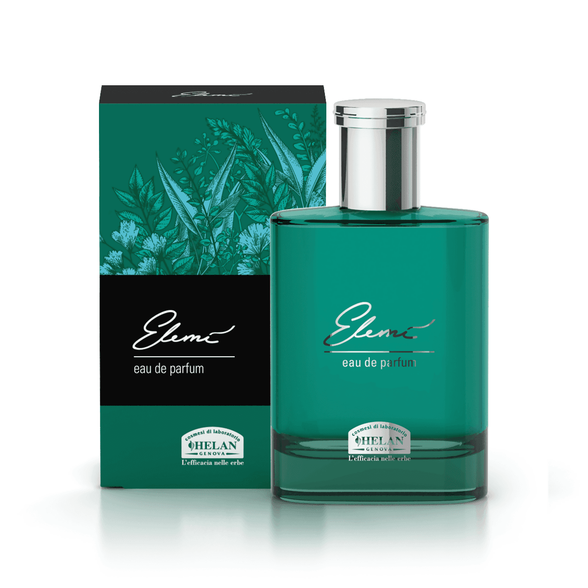 Elemì eau de parfum pour homme - flacone da 50ml - helan cosmesi di laboratorio - fragranza agrumata verde speziata