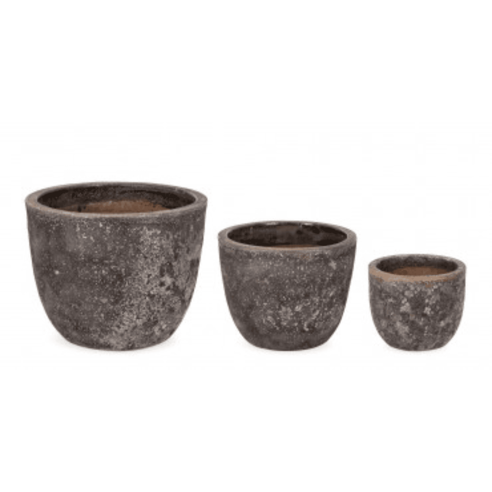 Set 3 PortaVaso Duyen Svas in terracotta smaltata per uso interno ed esterno. - 5