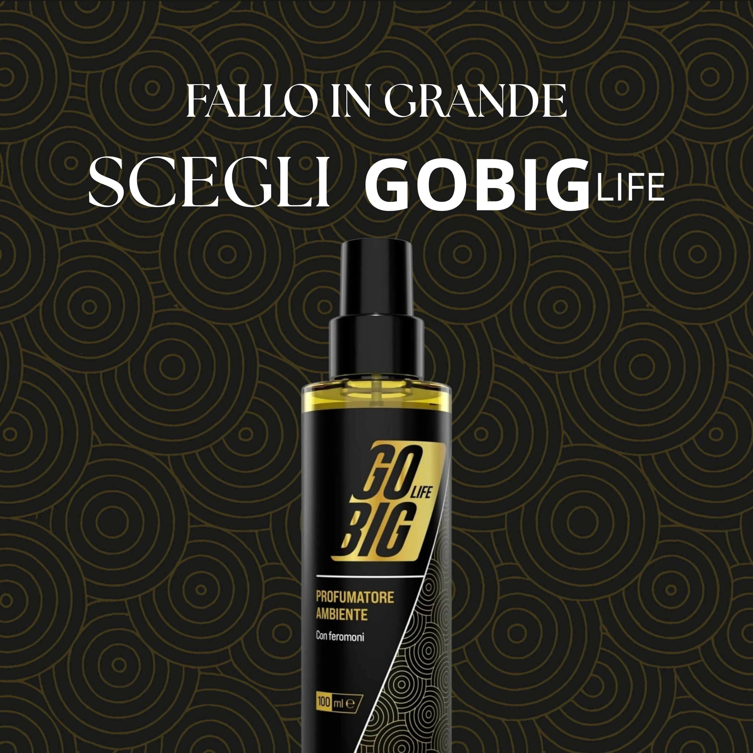 Gobig life profumatore ambiente e tessuti ai feromoni | fragranza seducente per lenzuola, divani e ambienti | aumenta l'attrazione e la passione in casa | diffusore elegante e accogliente in Spray profumati per la stanza BasketGuru Italia - Palermo, commercioVirtuoso.it