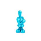 Funky Scultura Pop Scacciaguai - Dito Medio Azzurro h.12