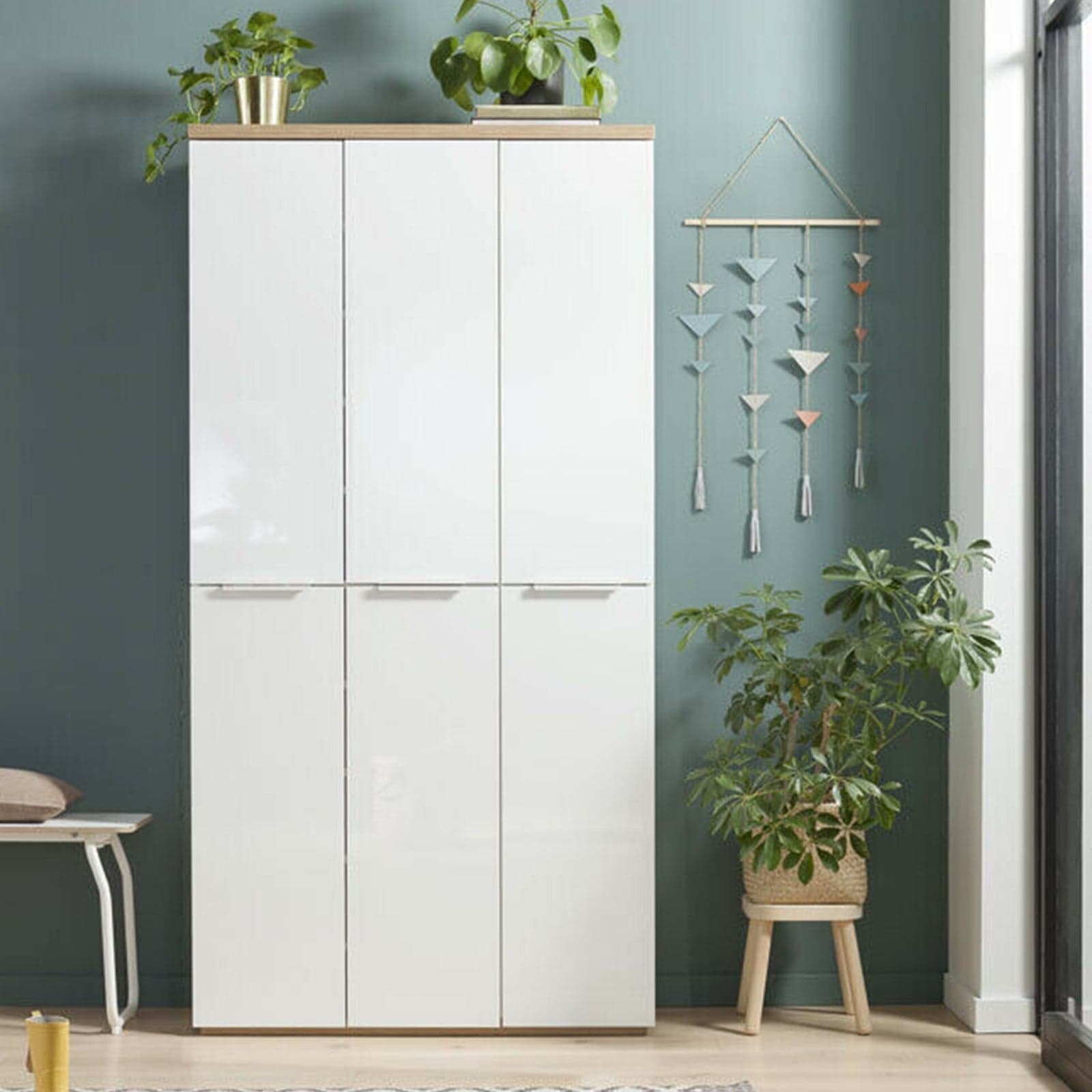 Scarpiera multiuso con 6 ante "Mundi" bianco laccato per interno armadio alto Casa e cucina/Organizzazione interni/Organizzazione guardaroba/Portascarpe/Scarpiere Decor Space - Altamura, Commerciovirtuoso.it